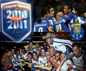 Puzle FC Porto portugalské ligy mistr 2010-11