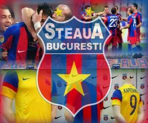 Puzle FC Steaua Bukurešť, rumunský fotbalový klub