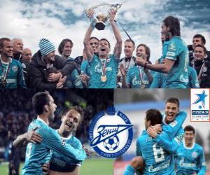 Puzle FC Zenit St. Petersburg, vítězka ruské fotbalové ligy, Ruská Premier Liga 2011-2012