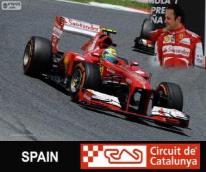 Puzle Felipe Massa - Ferrari - Grand Prix Španělska 2013, 3 klasifikované