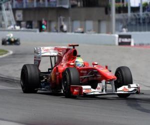 Puzle Felipe Massa-Ferrari - Montreal 2010