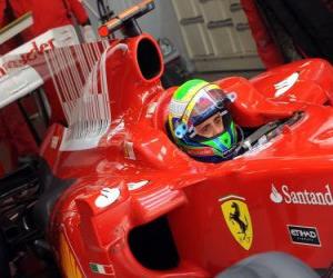 Puzle Felipe Massa - Ferrari - Shanghai 2010