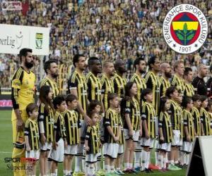Puzle Fenerbahçe, mistr Super Lig 2013-2014, Turecko fotbalové ligy