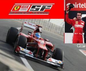 Puzle Fernando Alonso - Ferrari - Grand Prix Indie 2012, 2. klasifikované