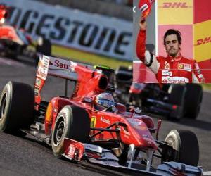 Puzle Fernando Alonso - Ferrari - Suzuka 2010 (3. místo)