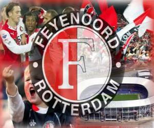 Puzle Feyenoord Rotterdam, fotbalový tým Nizozemska