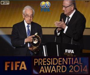 Puzle FIFA 2013 prezidentské ocenění za Hiroshi Kagawa