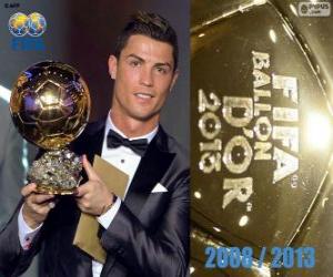 Puzle FIFA Ballon d'Or 2013 vítěz Cristiano Ronaldo