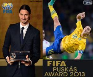 Puzle FIFA Puskás Award 2013 pro Zlatan Ibrahimovic