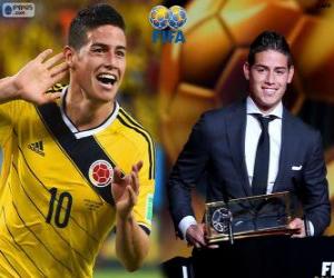 Puzle FIFA Puskás Award 2014 pro James Rodríguez