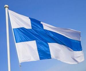 Puzle Finská vlajka