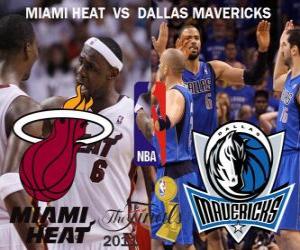 Puzle Finále NBA 2011 - Miami Heat vs Dallas Mavericks