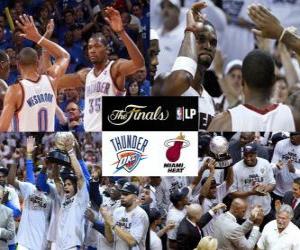Puzle Finále NBA 2012 - Oklahoma City Thunder vs Miami Heat