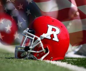 Puzle Fotbal helma (Rutgers atletika)
