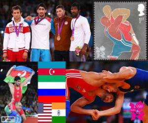 Puzle Freestyle zápas mužů 60kg London 2012