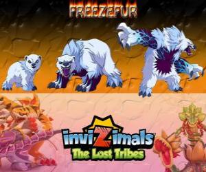 Puzle Freezefur, nejnovější vývoj. Invizimals The Lost Tribes. Velké zvíře, násilné a divoký