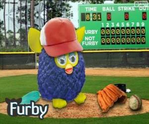 Puzle Furby hraje baseball