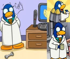 Puzle Gary místní vynálezce Club Penguin