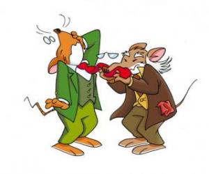 Puzle Geronimo Stilton s jeho otcem