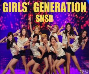 Puzle Girls’ Generation, SNSD, je jihokorejský popové skupiny