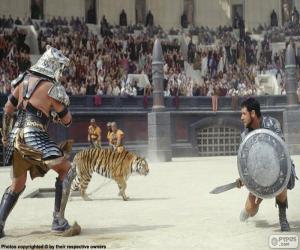 Puzle Gladiátorské souboj