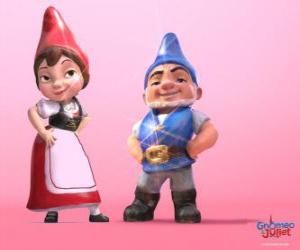 Puzle Gnomeo a Julie, protagonisté filmu založeného na Shakespeare je Romeo a Julie