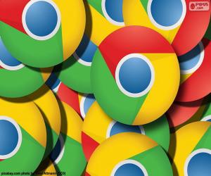 Puzle Google Chrome logo