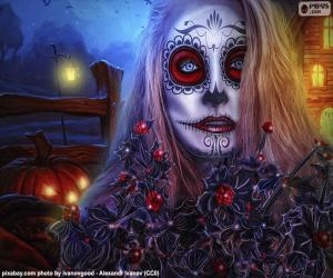 Puzle Gothic Halloween maska