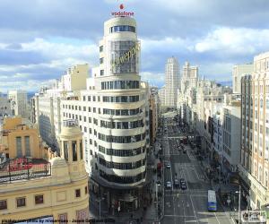 Puzle Gran Via, Madrid