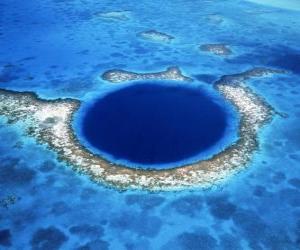Puzle Great Blue Hole, Belize Barrier Reef Reserve Systém