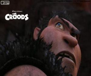 Puzle Grug, barbar a patriarcha rodiny Croods