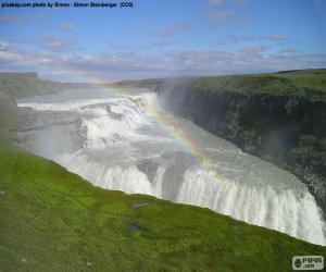 Puzle Gullfoss, Island