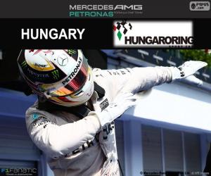 Puzle Hamilton 2016 maďarské Grand Prix