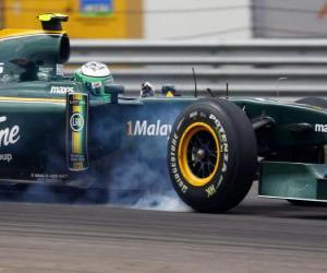 Puzle Heikki Kovalainen - Lotus - Istanbul 2010