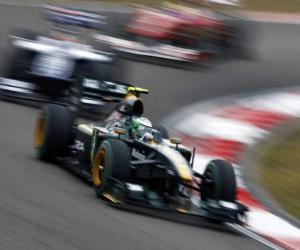 Puzle Heikki Kovalainen - Lotus - Shanghai 2010