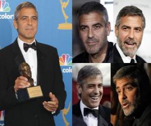 Puzle Herec George Clooney film a televizi, vyhrávat Academy Award a Zlatý glóbus