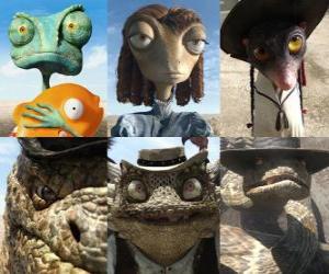 Puzle Hlavní protagonisté filmu Rango