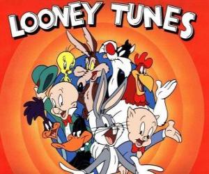 Puzle Hlavními postavami Looney Tunes