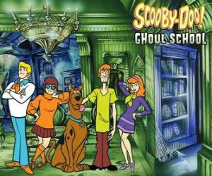 Puzle Hlavními postavami Scooby-Doo