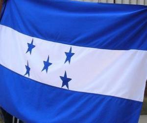 Puzle Honduraská vlajka