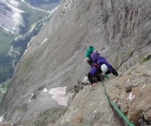 Puzle Horolezec škálování vrcholu