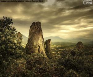 Puzle Hory Meteora, Řecko