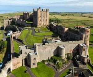 Puzle Hrad Bamburgh, Anglie