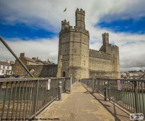 Puzle Hrad Caernarfon, Walesu