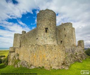 Puzle Hrad Harlech, Wales