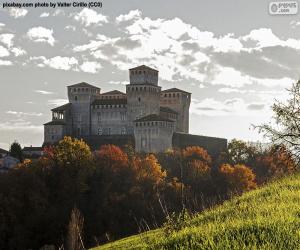 Puzle Hrad Torrechiara, Itálie