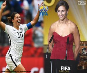 Puzle Hráč světa 2015 ve fotbale žen