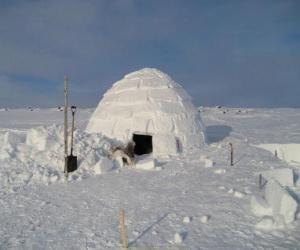 Puzle Iglú, snowhouse dome-formoval