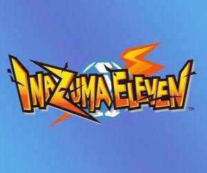 Puzle Inazuma Jedenáct logo. Nintendo Videohry a anime manga