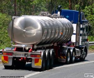 Puzle INOX cisternový nákladní vůz